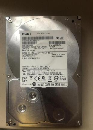 диск HGST Seagate 500Gb