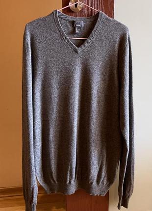 Кашемировый свитер пуловер 100% кашемир бренд h&m