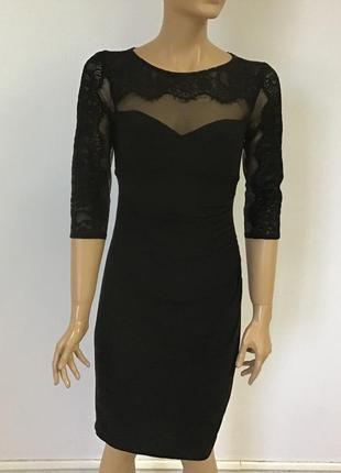 Коктейльне плаття мiді  чорного кольору i.n.c