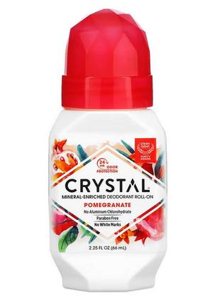 Натуральный шариковый дезодорант crystal body deodorant, с гра...