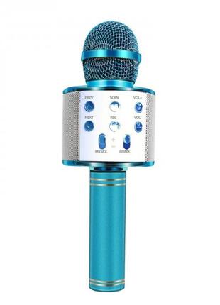 Караоке-мікрофон Wster WS 858 Блакитний