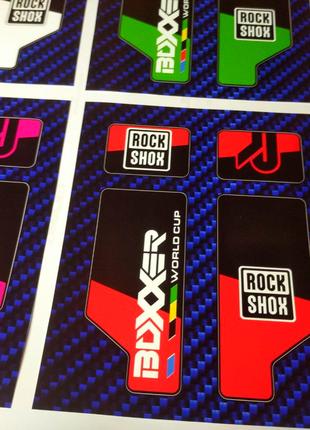 Продам наклейки на вилку велосипеда Rock Shox BOXXER