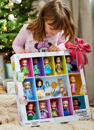 Disney Animators Collection Подарочный набор мини куклы 13 шт