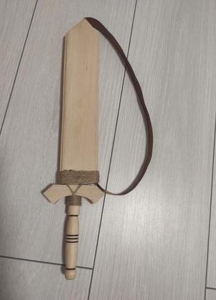 Игрушечный деревянный меч с чехлом 44 см