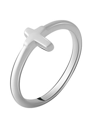 Серебряное кольцо с без камней, вес изделия 1,52 гр (2016274) ...