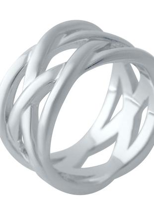 Серебряное кольцо с без камней, вес изделия 9,92 гр (2029472) ...
