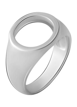 Серебряное кольцо с без камней, вес изделия 4,9 гр (2067863) 1...