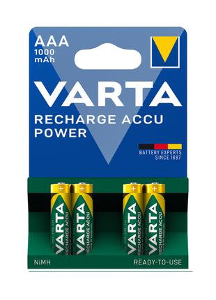 Комплект аккумуляторов Varta Ready-To-Use AAA 1000 mAh, Ni-MH ...