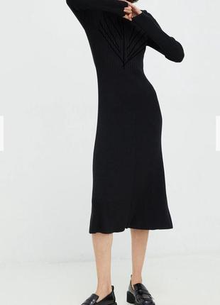 Платье женское вязаное чёрное вязаное only- xs,s