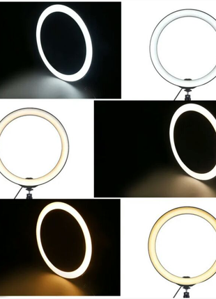 Кольцевая светодиодная Led лампа для блогера селфи фотографа виза