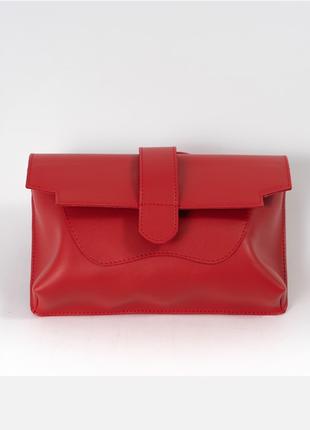 Женская сумка на пояс красная сумка пояс поясная сумка красный