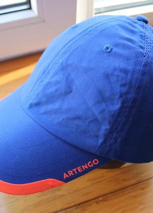 Ультралегкая тенисная унисекс кепка blue orange decathlon artengo