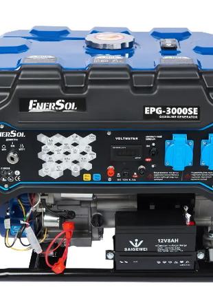 Генератор бензиновый EnerSol EPG-3000SE 3,0 кВт электростарт