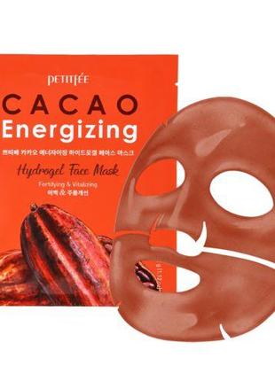 Гідрогелева тонізуюча маска для обличчя з екстрактом какао Pet...