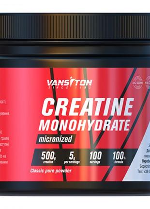 Креатин Vansiton Creatine Monohydrate, 500 грам