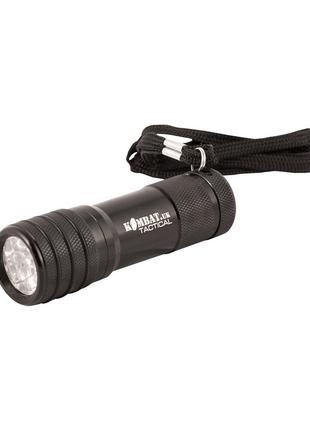 Фонарик тактический военный KOMBAT UK 9 LED Tactical torch DR_11