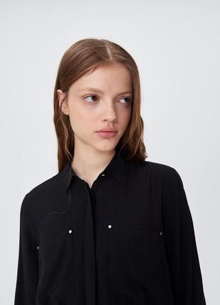 Блузка блузка чорна сорочка жіноча