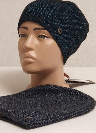 Стильная женская удлинённая шапка тм jolie, модель "карибы"