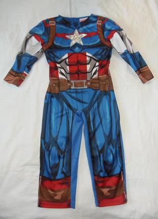 Карнавальний костюм капітан америка на 3-4 роки