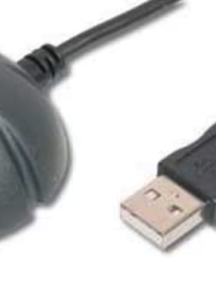 Удлинитель USB 2.0 "Docking Ball", настольный, 150 см, черный