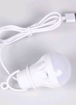 🔥 Светодиодная лед лампа/лампочка 5Вт на USB кабеле