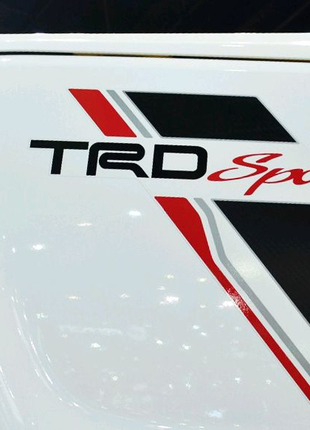 Наклейки trd sportino на авто автомобиль тойота трд toyota спорти