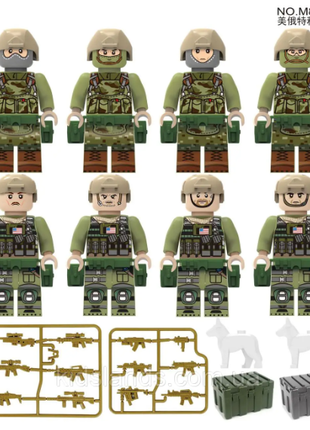 Фигурки человечки военные спецназ солдаты swat для лего lego