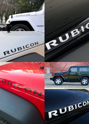 Наклейки на капот кузов jeep wrangler Rubicon ultimate