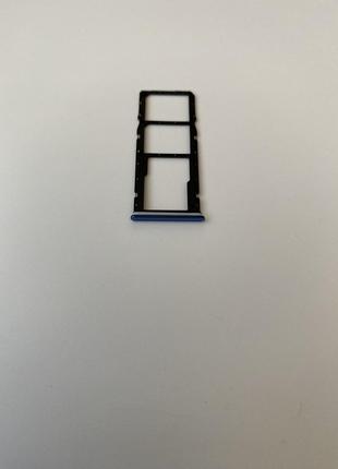 Держатель Sim карты Xiaomi Redmi Note 11, цвет - Синий 2201117...