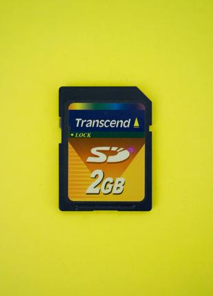 Карта памяти флеш SD 2 GB Transcend