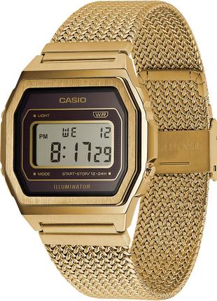 Casio Vintage A1000MGA-5EF Японские наручные часы с хронографо...