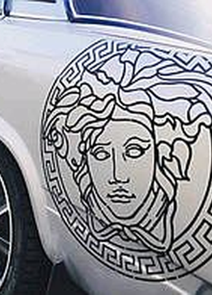 Вінілова наклейка Oracal на автомобіль Versace  Версаче Crystal