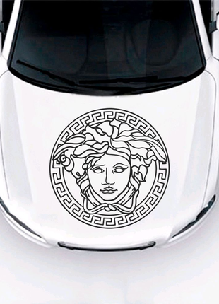 Наклейку на автомобіль капот двері Versace Bright Crystal Absolu
