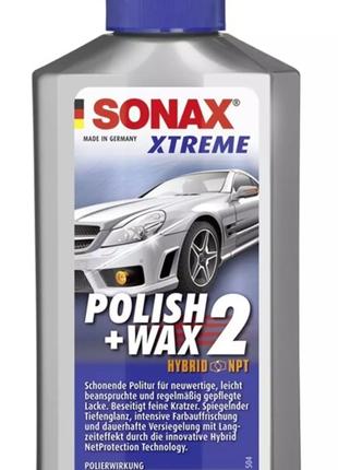 Полироль с воском #2 SONAX XTREME Polish + Wax 2 Hybrid NPT, 2...