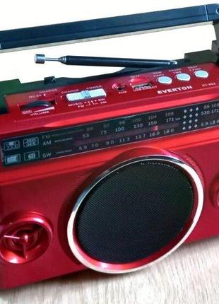 Радиоприемник-колонка FM/AM/SW RT-882EV c MP3 (USB/SD), Blueto...
