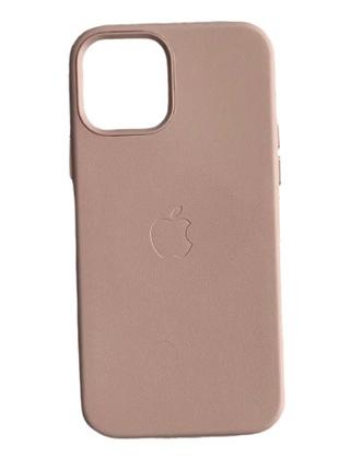 Кожаный Чехол Leather Case (AA) with MagSafe для IPhone 12 Pro...