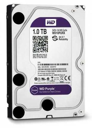 Жесткий диск Western Digital Purple 1TB 64MB 5400rpm WD10PURX ...