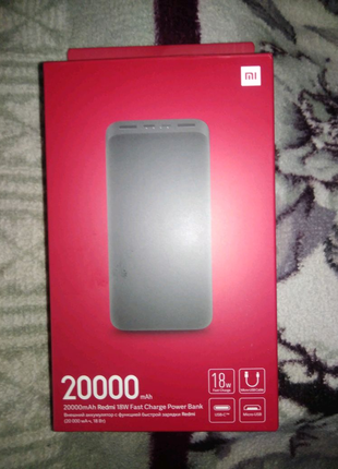 Повербанк / Powerbank 20000mAh Xiaomi Швидка зарядка 18W