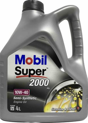 MOBIL,SUPER,2000,X1,10W-40,4L, 150865