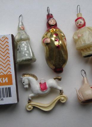 Продам для колекціонерів мініатюрні ялинкові іграшки скляні.