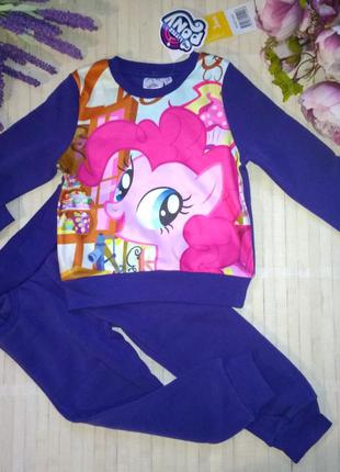Костюм со штанами утеплённый повседневный my little pony