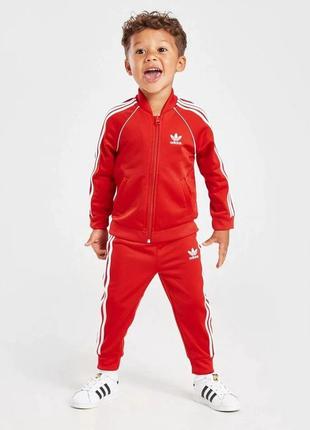 Спортивний костюм дитячий adidas adicolor sst track suit red h...