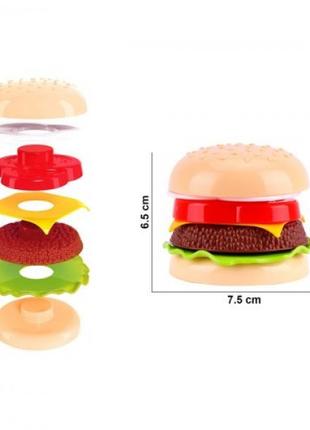 Пирамидка "Гамбургер", 7 дет.