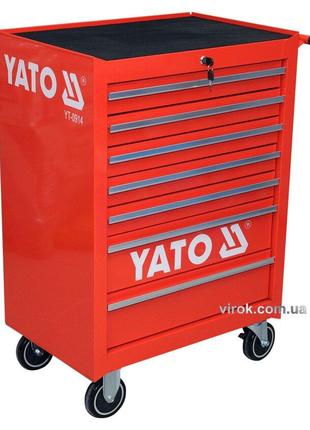 Шафа-візок для інструментів YATO з 7 шуфлядами, 995х680х458 мм
