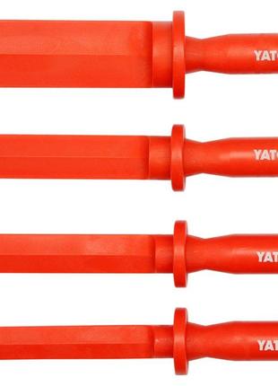 Скребки пластикові YATO : L= 265 мм, кпл. 4 шт. [6/36]