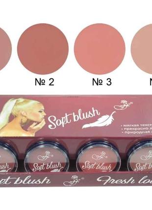 Румяна 10г д/обличчя 02 SOFT BLUSH ТМ FFLEUR