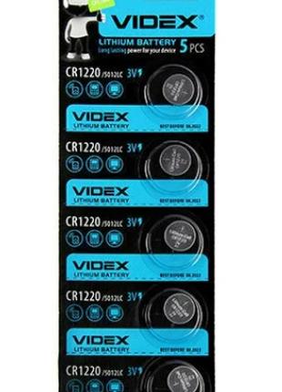 Батарейка Videx CR1220 Lithium