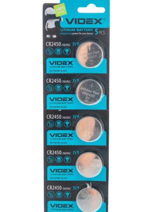 Батарейка Videx CR2450 Lithium
