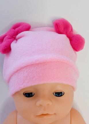 Шапочка для ляльки Бебі Борн / Baby Born 40 - 43 см рожева 46