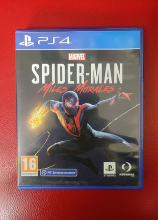 Игра диск Marvel Spider - Man Miles Morales PS4 / PS5